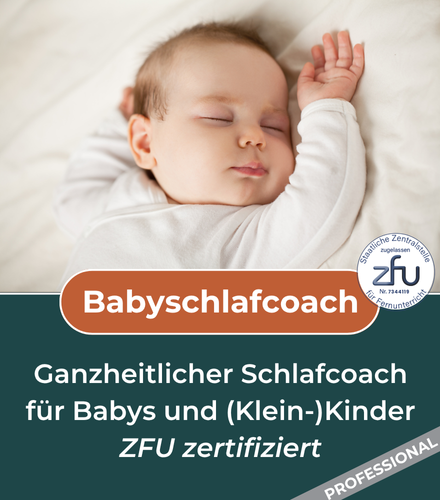 Ganzheitlicher Schlafcoach für Babys und (Klein-)Kinder Professional - Ausbildungs Bundle 4 in 1